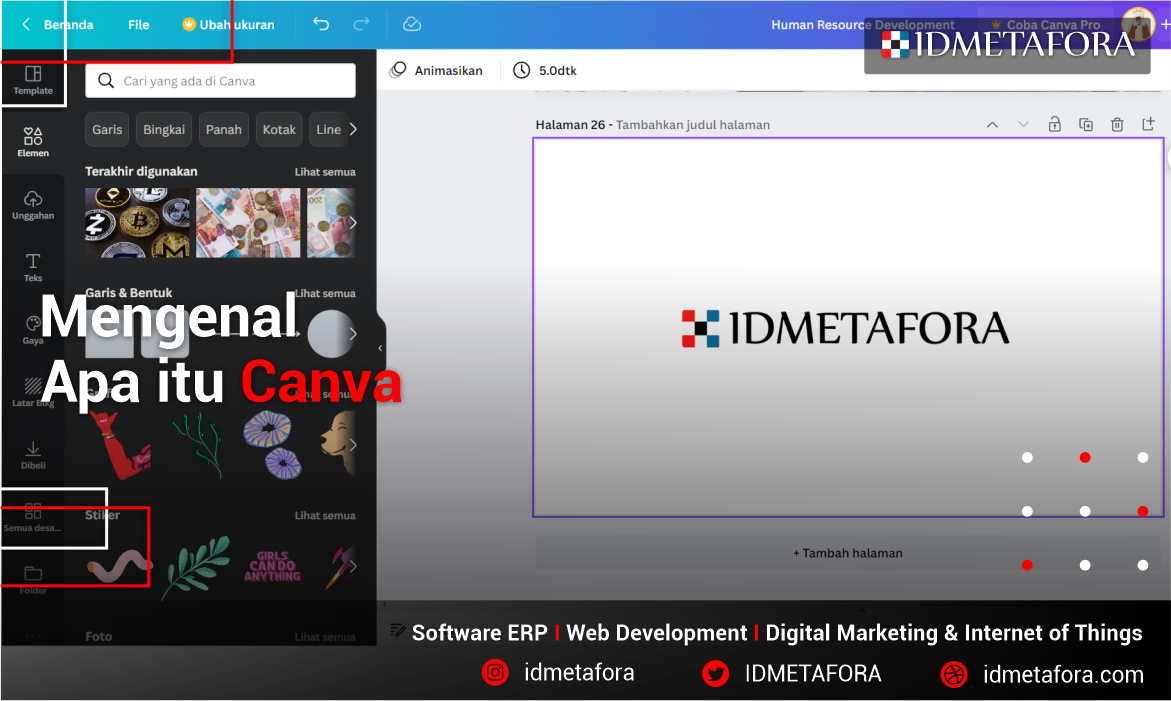 Mari Mengenal Apa itu Canva Pengertian, Fitur, dan Cara Menggunakannya
